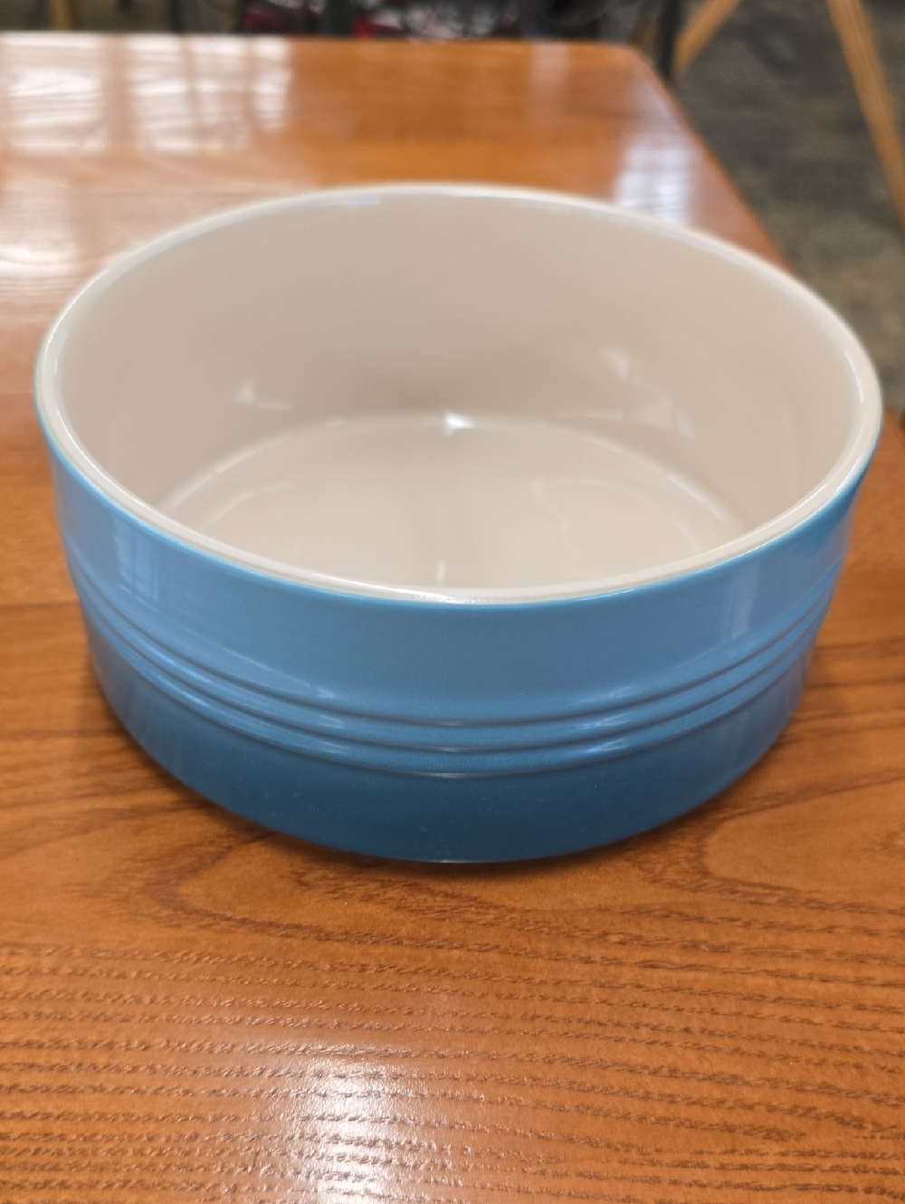 Le Creuset Blue Ceramic Bowl - Caribbean Blue, White Interior